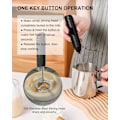 Miniatyrbild 3 av 5: Mjölkskummare Handhållen, batteridriven dryckesmixer för Matcha-kaffe, elektrisk bärbar visp Dryckesmixer Skummaskin för varm choklad Frappe Latte