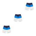 Pikkukuva 3 / 5: 1/2/3/5 Hengittävät ja tyylikkäät miesten shortsit - kesään Blue and Dark Blue XL,1 3PCS
