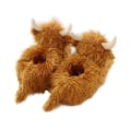 Pikkukuva 1 / 5: Highland Cow -tohvelit, pehmoiset skotlantilaiset lehmätossut, pehmeät lämpimät eläintossut kotiin sisätiloihin