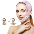 Miniatyrbillede 1 af 5: Double Chin Facial Slimming Belt V-formet Løfte Ansigtsstropper Løftemaske til at Fjerne Lovlinjer