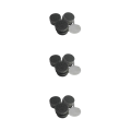 Pikkukuva 2 / 5: 1/2/3/5 Sähköisen jalkaraspin vaihtotyynyt tehokas ja 25mm 150Grit 50 pcs 3PCS