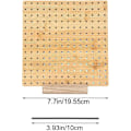 Miniatyrbild 2 av 5: Blockeringsbräda, blockeringsbrädor för virkning, rutor blockeringsbräda för stickning och virkprojekt Handgjord stickning med stickbas i trä 7.7 inches