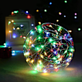 Pikkukuva 3 / 5: Paristokäyttöiset Fairy Lights LED Vedenpitävät 1 meter 10 lights