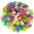 Miniatyrbillede 2 af 4: Glow in The Dark Rocks Glødende akvarium Pebbles Have Akvarium Sten 200STK Mixing colours