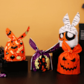 Pikkukuva 3 / 8: 50 kpl Halloween Karkkipussit Korvat Muovipussi Lapsille Lahja Keksi A2