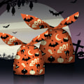 Pikkukuva 7 / 11: Halloween-karkkipussit Kurpitsa Lepakko Välipala Keksi Lahjapussi Karkki vai kepponen Lasten suosikit Halloween-juhlakoristeet Tarvikkeet null - C