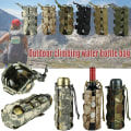 Miniatyrbild 2 av 10: Multifunktionell vattenflaskhållare påse Justerbar vattenkokare med dubbla fatspännen utomhus Acu Without Shoulder Strap