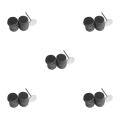 Miniatyrbilde 1 av 5: 1/2/3/5 Erstatningsputer for elektrisk fotfil Effektiv og 15mm 150Grit 50 pcs 5PCS
