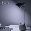 Miniatyrbilde 4 av 4: Skrivebordslampe, LED bordlampe 3 lysmoduser og berøringssensor, bordlampe 360 rotasjon med variabel intensitet for å lese, studere, arbeide (rosa)