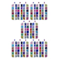 Miniatyrbillede 1 af 5: 1/2/3/5 3-sæt Tidløs Klassisk Nail Art Rhinestones Med Medium 5PCS