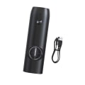 Miniatyrbillede 4 af 5: 1/2/3 Elektronisk Peberkværn USB Genopladelig Justerbar Single 1Set