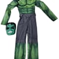 Miniatyrbillede 2 af 2: Hulk Avengers Halloween rollespilsdragt til børn
