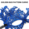 Miniatyrbilde 3 av 5: Maskerade maske for kvinner Party Evening Mask Bar Kostymer blue