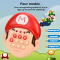 Miniatyrbild 5 av 11: Quick Push Game Electric Pop It Toy Fast Push Pusselspel Bubble red onesize