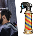 Miniatyrbild 5 av 5: 1/2 Multifunktionell Barber Spray Flaska Retro Stripes för Salong Golden 200ml 1Set