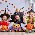 Miniatyrbillede 1 af 5: 2 stk. Kvinder Heks Spids Hat Cosplay Halloween Party Kostume S