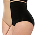 Miniatyrbillede 2 af 4: 2 stk. Shapewear til kvinder Mavekontrol højtaljede trusser XL