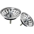 Miniatyrbillede 1 af 5: Diameter 78mm, 2 stk, 304 vaskepropper Afløbsprop Hoved Rustfrit stål