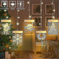Miniatyrbilde 5 av 5: 3D hengelampe Juledekorasjon LED lysslynge rom d