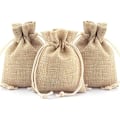 Pikkukuva 1 / 7: 50 kpl Jute-lahjapussit vetoketjulla, pellavajutepusseja Candy B