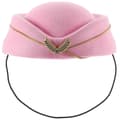 Flygvärdinnehatt Flygvärdinnekostym Dekor Flygplansvärdinnehatt Cosplay Uniform Hatt