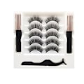 Pikkukuva 7 / 11: Magneettiset ripset ja eyeliner-setti, pari luonnollisen näköisiä irtoripsiä magneettisella eyeliner-pinsetillä, helppo levittää 5