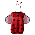 Pikkukuva 1 / 5: Aikuisten lasten Cosplay-asut Halloween-mehiläis-leppäkerttuasut Red M