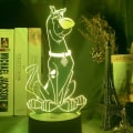 Miniatyrbild 3 av 6: Söt Scooby Doo 3D LED färgglad nattljus Touch/Remote Con