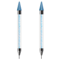 Miniatyrbillede 1 af 5: 2 stk. Nail Art Dobbeltende Bore Crayon-Bluemake Up
