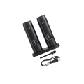 Pikkukuva 3 / 5: 1/2/3 Elektroninen pippurimylly USB Ladattava Säädettävä Double with base 1Set