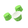 Pikkukuva 2 / 5: 50 kpl Jäätelökulhoja Jälkiruokakulhoja Jäädytetty Jogurtti Cupcake Kakku Dot/Green