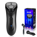 Miniatyrbild 1 av 5: Bärbar elektrisk rakapparat USB Electric Razor Beard ter Laddning Black