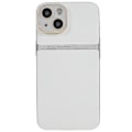 Miniatyrbild 1 av 5: För Iphone 14 Plus Pu Läder + PC Bakre cover Slimt skyddande phone case White