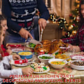 Miniatyrbild 5 av 5: God jul jul bordstabletter, vinter jullov