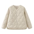 Miniatyrbillede 1 af 2: NewBang Ultra let dunjakke dame dunjakke beige L