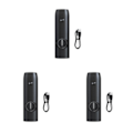 Pikkukuva 3 / 5: 1/2/3 Elektroninen pippurimylly USB Ladattava Säädettävä Single 3Set