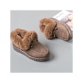 Miniatyrbillede 5 af 6: Mode Kvinder Non On Mokkasiner Plysforede Hold Varm Loafers Kaffe US 7