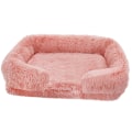 Miniatyrbild 6 av 7: Plush Washable Square Soft Cat Mat Pet Supplies Washable And Removable Pet  Deep Sleep Dog Sofa Bed Pet Supplie Drop Ship Gold 2XL(120x80x18CM)