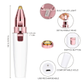 Miniatyrbillede 4 af 5: Usb 2 i 1 ansigtshårtrimmer med lys