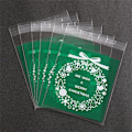 Miniatyrbillede 4 af 10: 100 stk/pakke Slik & Kager Pose Emballage Omslag HVID 7X7CM