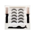 Pikkukuva 2 / 11: Magneettiset ripset ja eyeliner-setti, pari luonnollisen näköisiä irtoripsiä magneettisella eyeliner-pinsetillä, helppo levittää 5