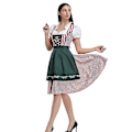 Pikkukuva 3 / 5: Naisten Oktoberfest Olutapulainen Puku Baijerilainen Perinteinen Dirndl-mekko W Dark Green M