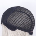 Miniatyrbilde 3 av 5: 1/2/3/5 Damer 25 langt krøllete hår parykk for svarte kvinner mote Black Net 1 Pc