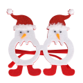 Pikkukuva 1 / 5: Joulasit 2023 Hyvää Uutta Vuotta Glitter Lasit Kehys Valokuvarekvisiitta Snowman none
