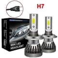 2 stk H7 LED-frontlykt 120W 26000LM Bilfrontlyspærer Hvit Høy Effekt fra Shantou Centure
