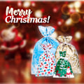 Pikkukuva 10 / 10: Joululahjapussit Snowman Snowflake MEDIUM (15 KPL)