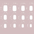 Miniatyrbillede 2 af 4: Falske Negle Nail Art Nøgenrosa JP2342