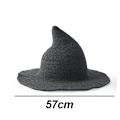 Miniatyrbild 2 av 5: Kvinnor Häxhatt för Halloween Ull Hattar Bred brätte Spire Stickad style 1 M