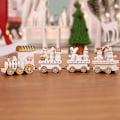 Miniatyrbillede 2 af 8: Juledekorationer Jul Trætog Børnehave Ferie Julegaver Juledekoration Gave Red new style train