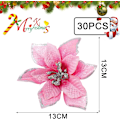 Miniatyrbillede 4 af 6: 30 stk. Juledekoration Blomster, Snefnug Dekoration, Blomst til Rosa